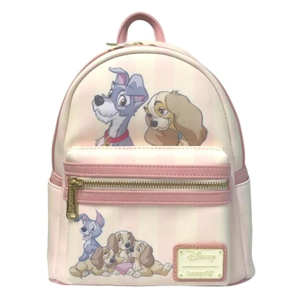 Disney Loungefly Lady and the Tramp Mini Backpack Exclusive NWT